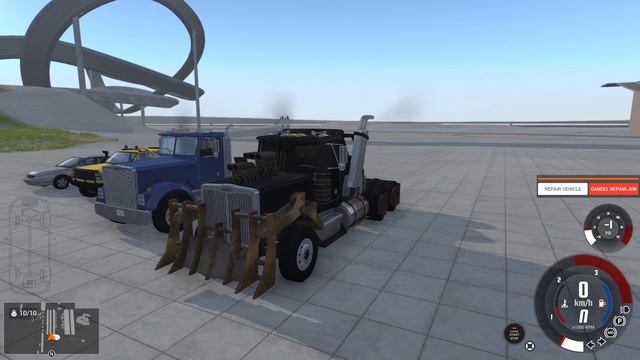 BeamNG.drive Train horn mod смотреть онлайн