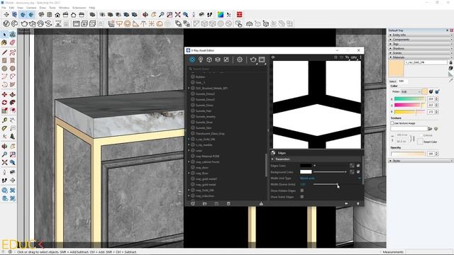 Enhance Your Renders Using V-Ray Round Corner Effect | V-Ray for SketchUp Tutorial смотреть онлайн