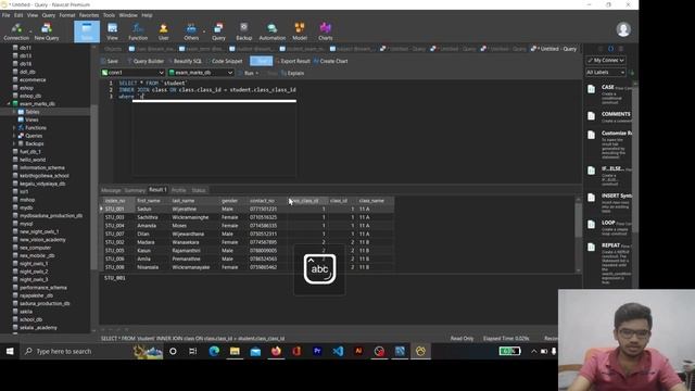 Explain how to use the INNER JOIN with CHAR LENGTH, CONCAT, UPPER, LOWER, AVG SQL Functions using.. смотреть онлайн