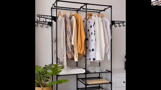 #Вешалка #для #одежды #COSTWAY, #напольная #вешалка, #шкаф #для #хранения, #сушилки #для #одежды