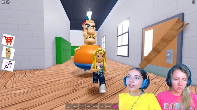 КОМАНДНЫЙ ПОБЕГ ИЗ ШКОЛЫ вместе С МАМОЙ в ROBLOX! смотреть онлайн