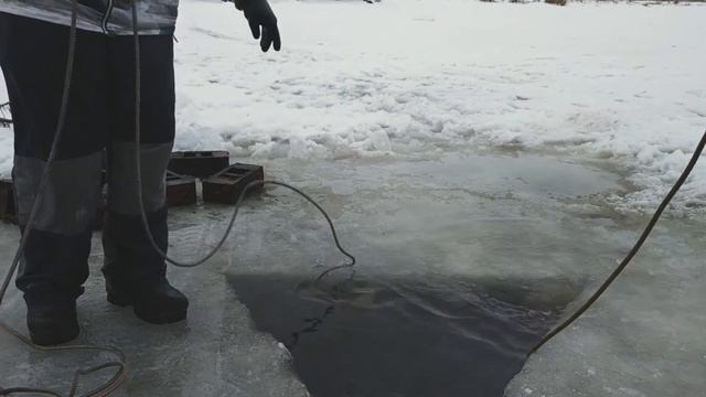 Подводный коп по взрослому.  Подняли 330+120кг за 2 дня.  Часть 4