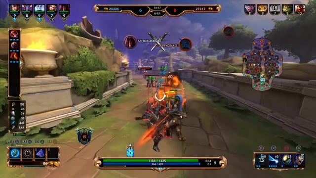 SMITE PS4 Conquest Erlang Shen 4/3/9 (Solo Lane)
