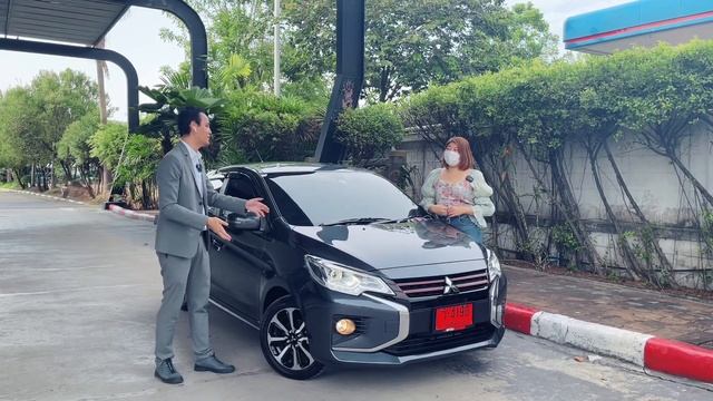 รีวิว Mitsubishi Mirage Smart CVT 2024 สีเทาดำ ราคา 579,000 บาท ดอกเบี้ยต่ำ ฟรี service package 5 ป смотреть онлайн