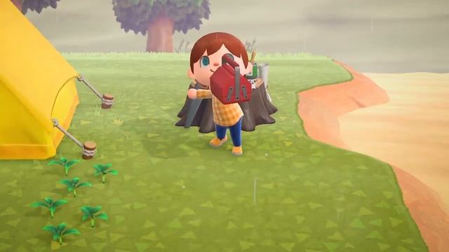 How To craft and use a Flimsy Fishing Rod in Animal Crossing: New Horizons смотреть онлайн
