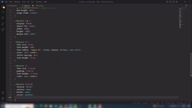 Create a Landing Page With HTML CSS & JS смотреть онлайн