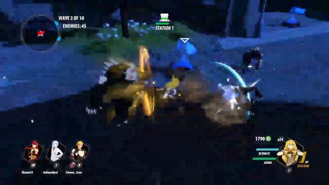 RWBY Grimm Eclipse PS4 - Horde Mode Team RWBY and Pyrrha смотреть онлайн