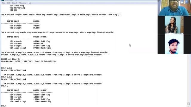 DBMS : SQL - Practical Session in Oracle (Referential Integrity) - 2 By Pushkar Raj смотреть онлайн