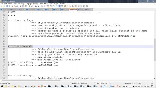 Maven Basic 02 - Project creation, Maven Phases Goals (compile, test, install, package) target fold смотреть онлайн