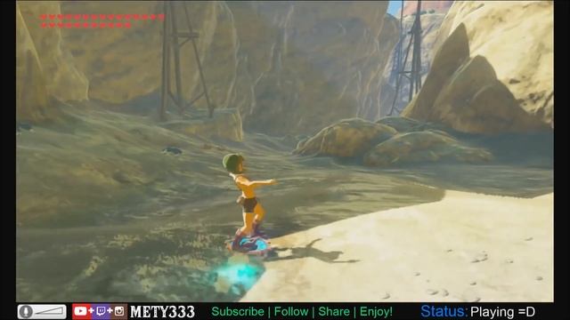 Almost ENDLESS Shield Surfing! BEST Shield for Surfing in Zelda Breath of the Wild смотреть онлайн