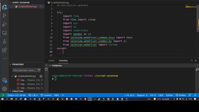 Webscraping avec selenium I смотреть онлайн
