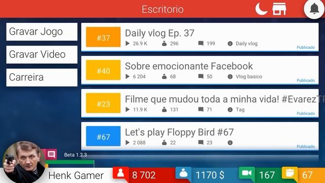 Tube Tycoon - DOWNLOAD TRADUÇÃO EM PORTUGUÊS - Simulador De Youtube - PT-BR #03 смотреть онлайн