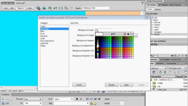 Php Tasarım Yapımı Ders 1 Webteyiz.Net смотреть онлайн