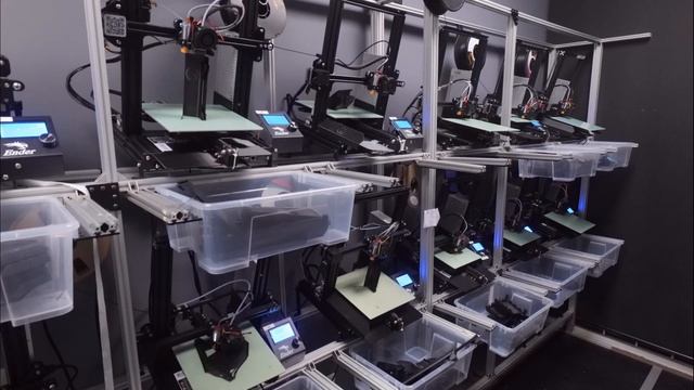 Fully Automated 3D Print Farm! смотреть онлайн