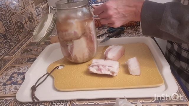 Эксперимент засолки сала в банке, 3 дня, 5 дней. Дигустация смотреть онлайн