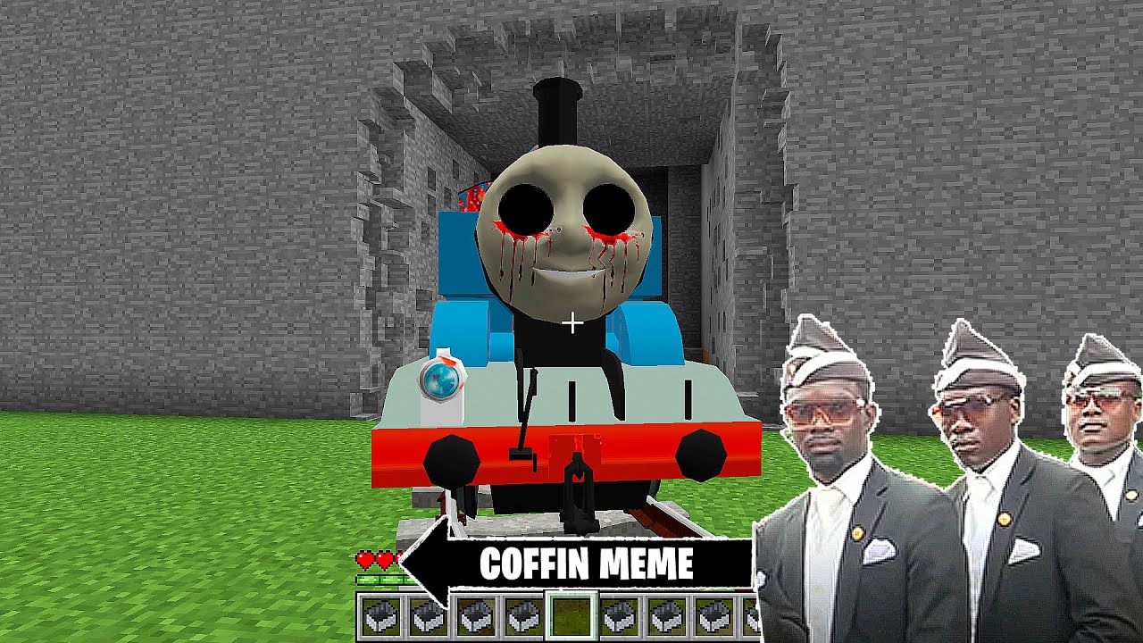 This is THOMAS THE TANK ENGINE.EXE in Minecraft - Coffin Meme смотреть онлайн