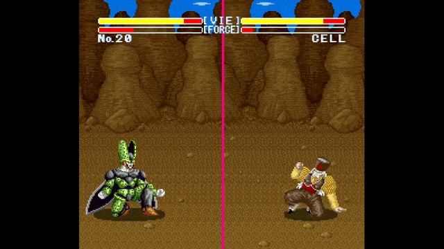 DRAGON BALL Z: Super Butouden (SNES) - CPU Vs. CPU Tournament Gameplay