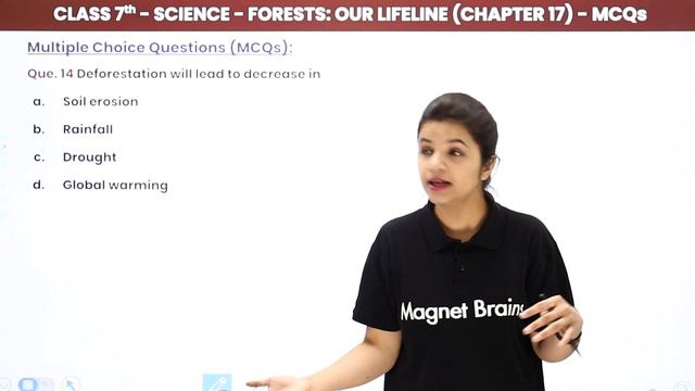 Class 7 Science Chapter 17 | Forests: Our Lifeline - Multiple Choice Questions (MCQs) смотреть онлайн