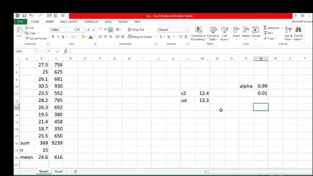 Confidence interval for mean and variance in excel | смотреть онлайн
