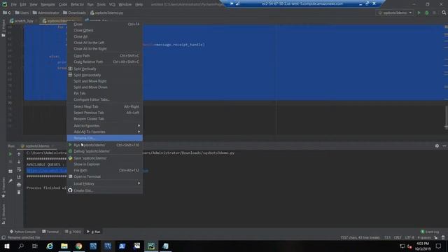 Simple Demo of AWS- SQS and Python- Boto3 смотреть онлайн