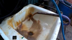 1 Абиссинская скважина с пылеватым песком Прокачка с 8метров