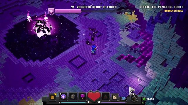 Minecraft Dungeons Echoing void DLC Boss fight смотреть онлайн
