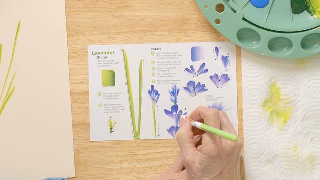 Learn to Paint Lavender - FolkArt One Stroke A-Z of Floral Painting смотреть онлайн