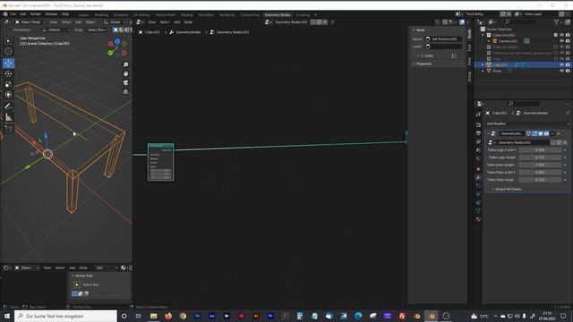 Distribute Objects on a procedural table with Geometry Nodes - Blender Tutorial смотреть онлайн