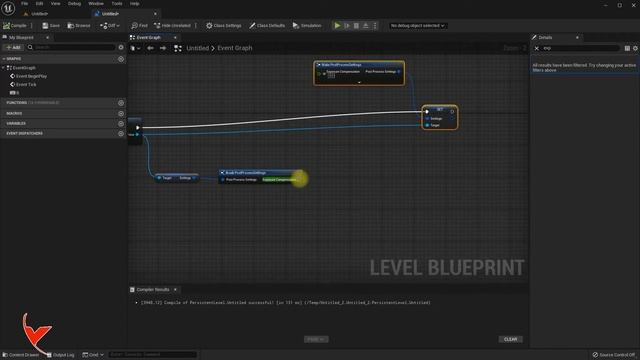 Unreal Engine 5 Tutorial: Changing Post Process Volume settings with Blueprint and defining materia смотреть онлайн