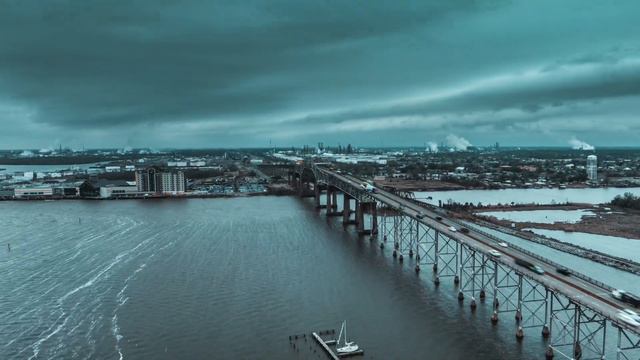 DJI Mavic 3 Hyperlapse | Lake Charles, LA | Storm Rolling In смотреть онлайн