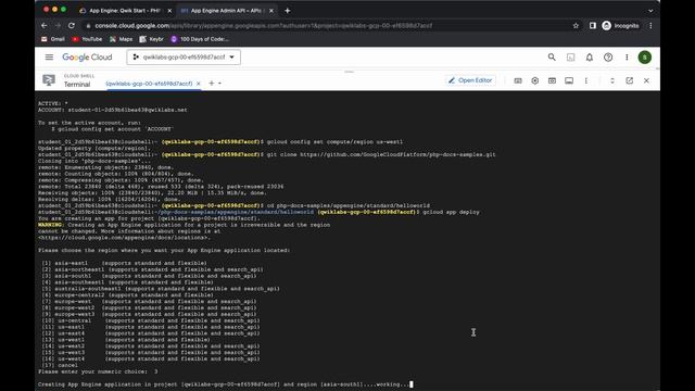 App Engine: Qwik Start -PHP| Lab Challenge |Google Cloud| Build and Deploy Your First Application 4 смотреть онлайн