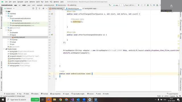 How to use Android UI widgets and components | UI controls in android studio | class-18 смотреть онлайн