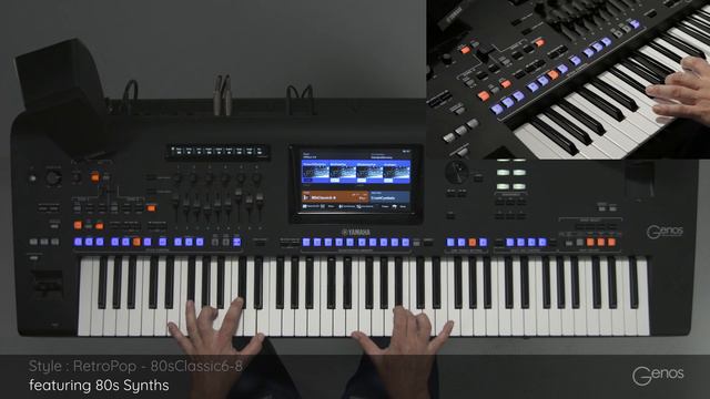 80sClassic6-8 - RetroPop Style genre with One Touch Settings. Yamaha Genos смотреть онлайн