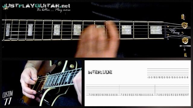 [ MUSE - Hysteria ] how to play part 2/2 [ free guitar lesson ] with tabs смотреть онлайн