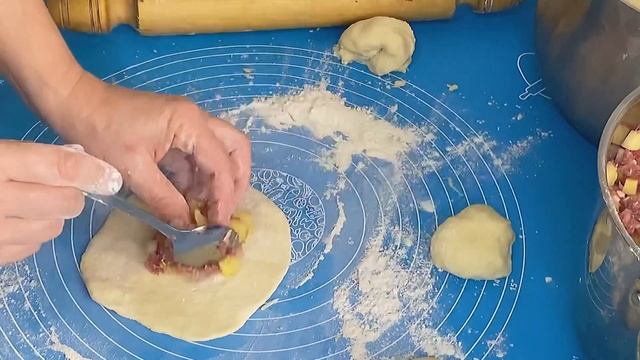 ⚠️ТРЕУГОЛЬНИКИ ИЗ БЕЗДРОЖЖЕВОГО ТЕСТА‼️