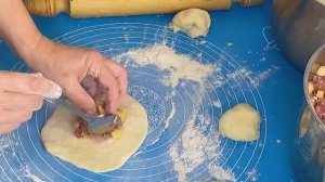 ⚠️ТРЕУГОЛЬНИКИ ИЗ БЕЗДРОЖЖЕВОГО ТЕСТА‼️