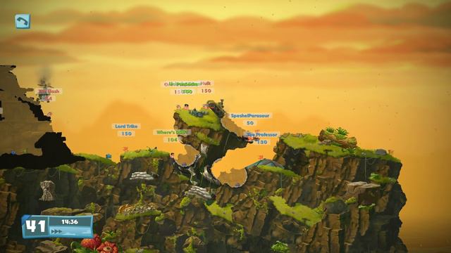 [17] DUBSTEP GUN DESTRUCTION! (Worms WMD Multiplayer) смотреть онлайн
