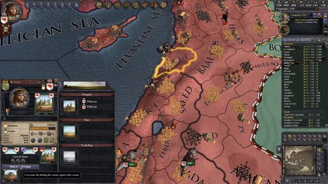 Jerusalem Secured! CK2-EU4-Vicky2-HoI4-Stellaris Super Campaign episode 106 [CK2 Part 106] смотреть онлайн