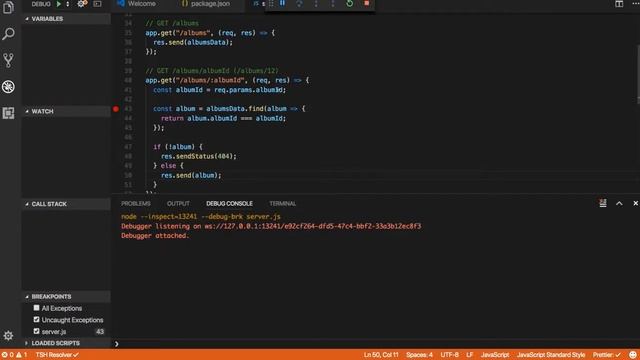 Node 4 - Debugging and nodemon смотреть онлайн