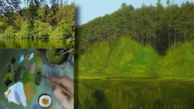 101 How To Paint Realistic Trees in 3 Easy Steps  Oil Painting Tutorial
