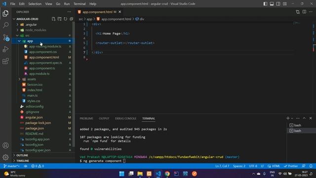 Install Angular 16 CLI, setup & run app | Create pages, components, routing | install Bootstrap смотреть онлайн