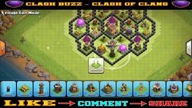 NEW BEST TH8 War Base 2021! COC Town Hall 8 (TH8) war Base - Clash of Clans смотреть онлайн
