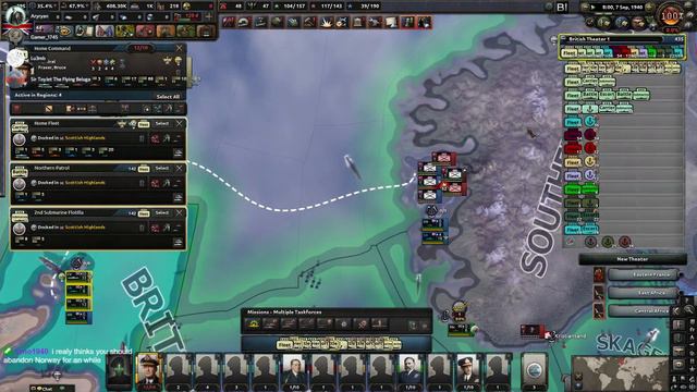 Hearts of Iron IV Black ICE Britain - Allies - 09 - Multiplayer смотреть онлайн