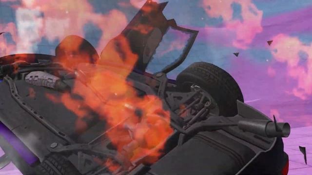 Burning Cars VS Mini Ramp - Beamng Drive смотреть онлайн