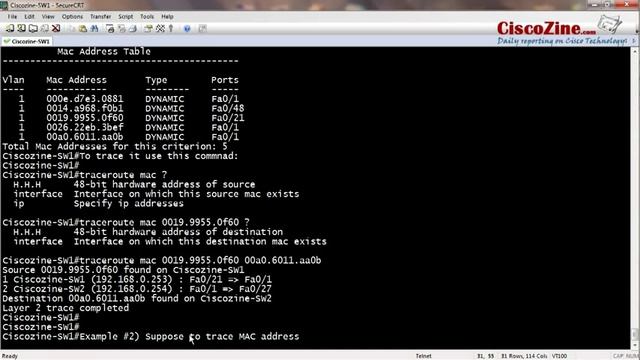 How to Trace a MAC Address (on Cisco) смотреть онлайн