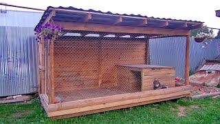 ОШИБКИ ПРИ СТРОИТЕЛЬСТВЕ ВОЛЬЕРА (вольер своими руками для собаки).mp4