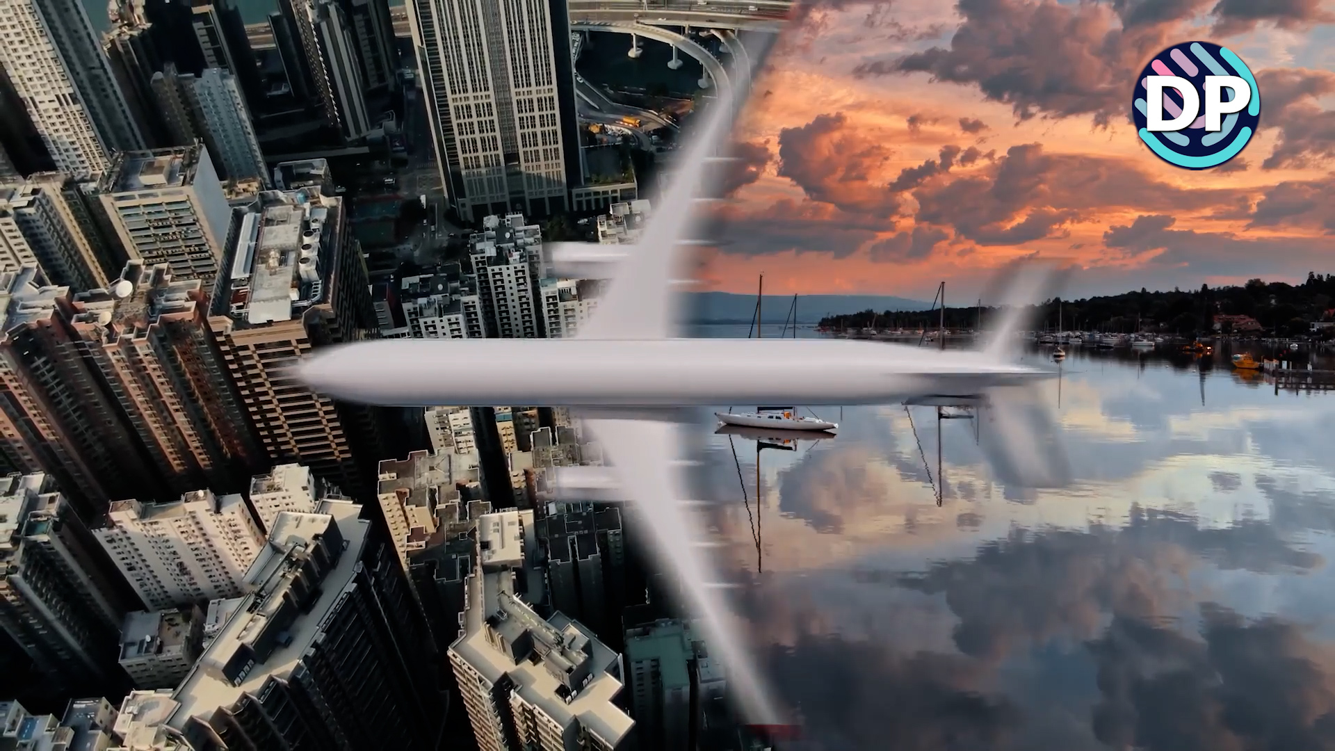Видеопереход кадра Самолет Footage Alpha Airplane Transitions DaVinci Resolve Templates смотреть онлайн