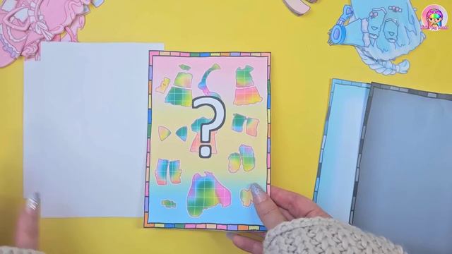 (Tutorial) How to make Gacha Doll Outfits Paper Toy Printables #paperdiy #종이놀이 смотреть онлайн