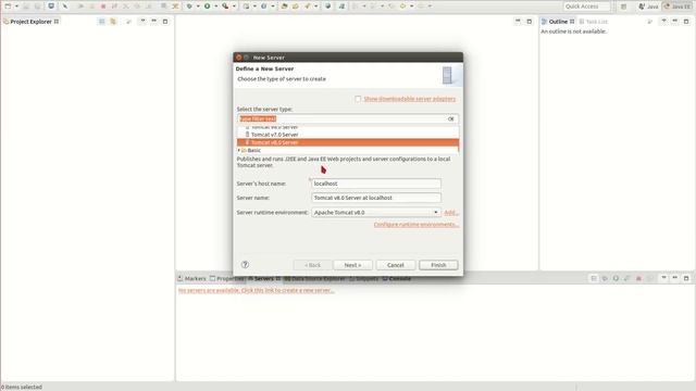 Java EE - Installation Du Serveur Tomcat смотреть онлайн