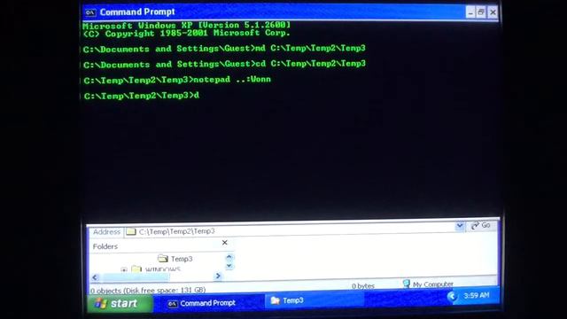 Make .. (dot dot) file name in Windows NT/2K/XP! (NTFS method) смотреть онлайн